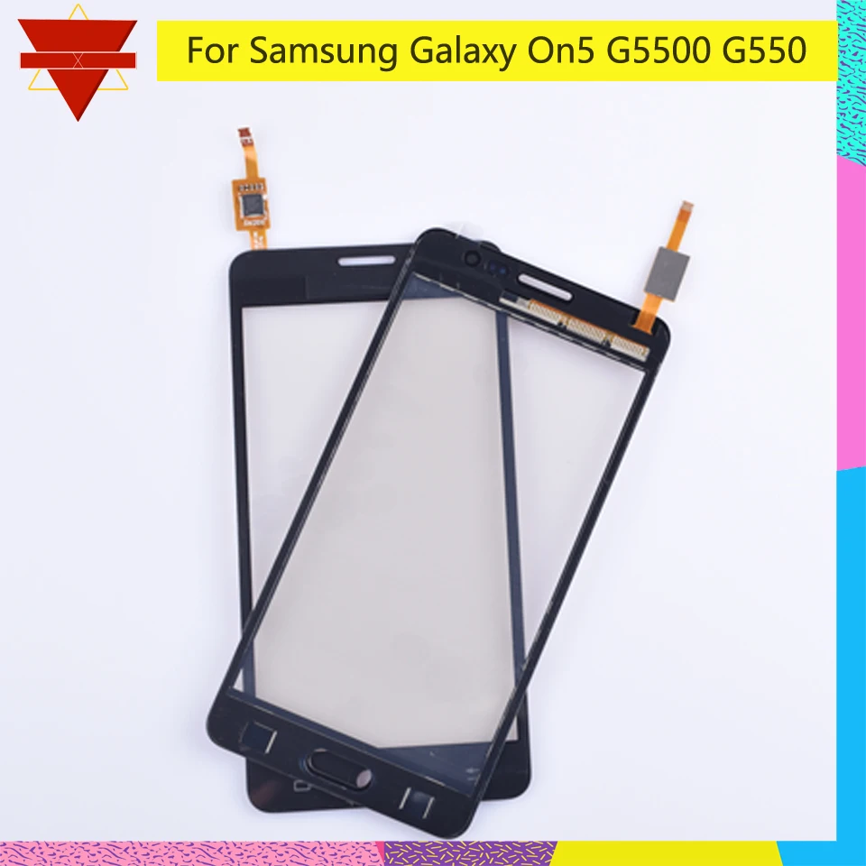 New On5 Touch Panel For Samsung On 5 G5500 G550 Screen Digitizer Sensor Front Glass Lens with flex cable With Logo | Мобильные
