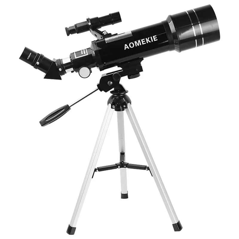 AOMEKIE F40070M Zoom HD Refractive Astronomical Telescope with High Tripod Protable Monocular Spotting Scope Match SLR телескопы