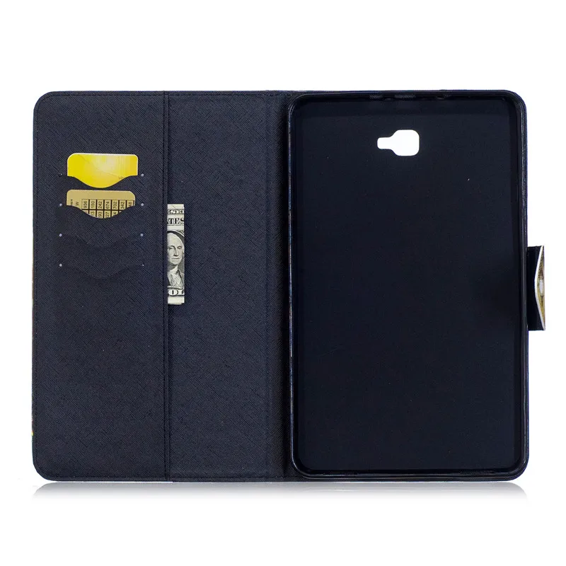 Кожаный чехол Wekays для samsung Tab A6 10,1 T580 с мультяшным котом для samsung Galaxy Tab A 6 10,1 T585 T580 SM-T585 чехол s