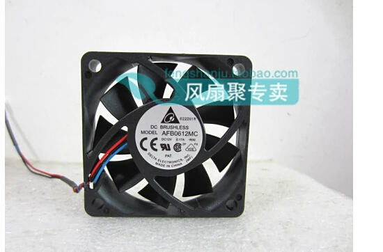 Новый оригинальный Delta AFB0612MC 6CM6013 12 В 0.17A 60*60*13 мм двухшаровый Вентилятор