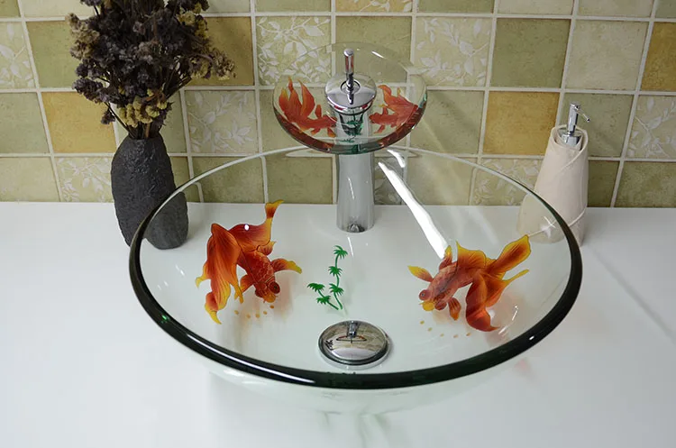 Китай ручной работы умывальник Lavabo Искусство умывальник стеклянная столешница Топ Умывальник Раковины-чаши для ванной комнаты сосуд Раковина Чаши lo626556