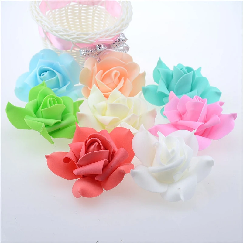 10 шт. Декоративные искусственные розы из пены 7 см|fake flower decor|flower decorationdecor handmade |