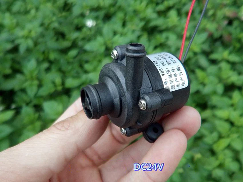 DC безщеточный Водяной насос DC24V 0.16A немой, и он имеет высокую эффективность миниатюрный(наружный диаметр 30 мм) погружной насос встроенный драйвер платы