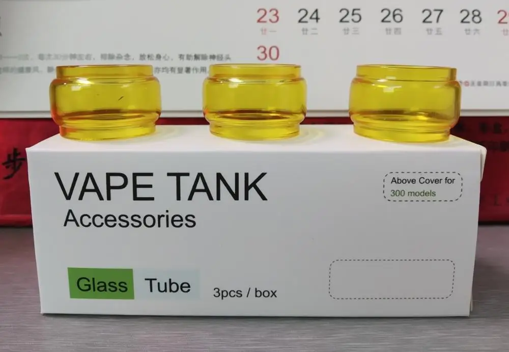 15 шт. сменная стеклянная трубка для SMOK TFV8 BABY V2 бак распылитель цветная пузырчатая Быстрая доставка|Подставки