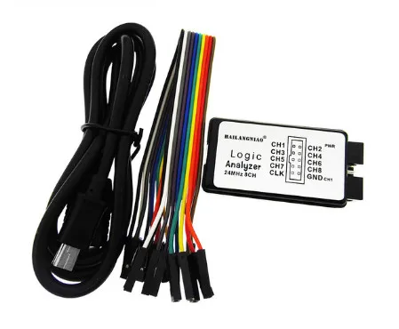 Логический анализатор, 5 шт., USB, 24 м, 8 каналов, MCU ARM, FPGA, DSP, инструмент для отладки