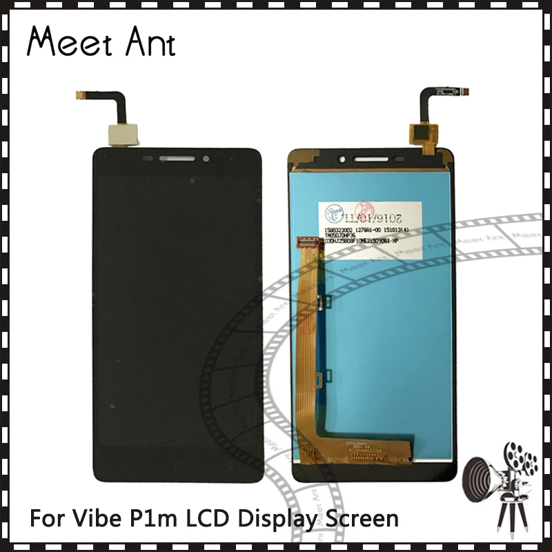 

10pcs/lot high quality 5.0'' For Lenovo Vibe P1m LCD Display Screen With Touch Screen Digitizer Assembly