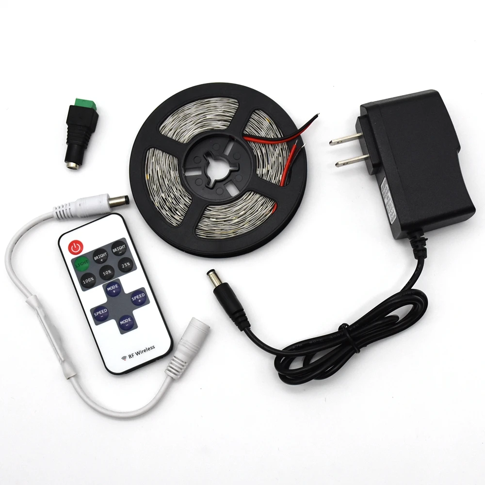 12V Мощность Светодиодные ленты светильник 2835 SMD Гостиная ТВ настольных ПК Экран Подсветка диван для отдыха лестница под шкаф светильник ing 5 м 300 светодиодный