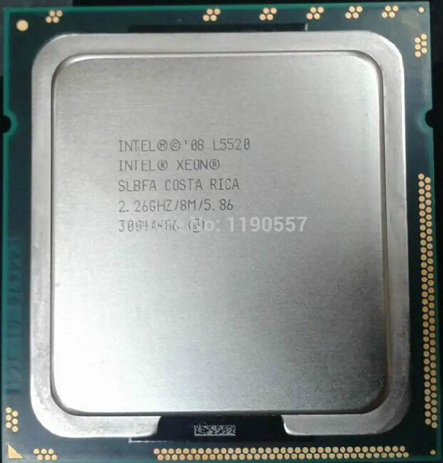 Оригинальный Intel Xeon L5520 процессор 2 26 ГГц 8 Мб Quad Core LGA 1366 МГц ЦП сервера|cpu i5|cpu idlecpu