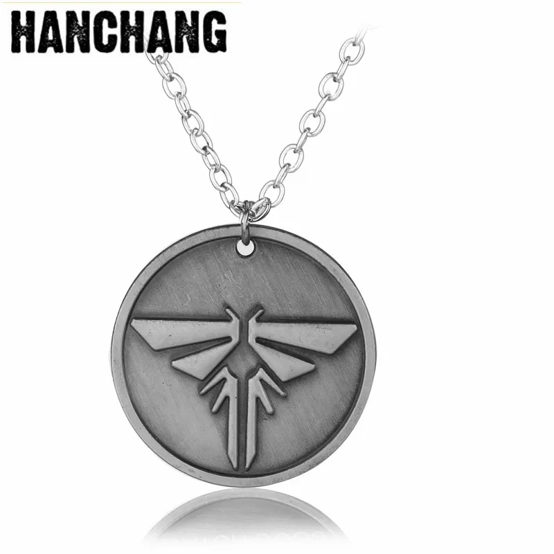 Цепочка с кулоном и светлячком из фильма Последняя США подвеска собачьей биркой