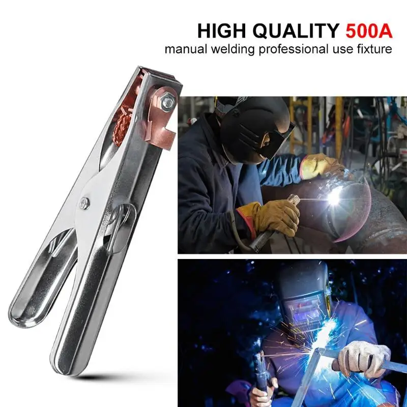 

300A Earth Ground Cable Clip Clamp Welding Manual Welder Electrode Holder Welding Processing Ground Clamp Professional Tools