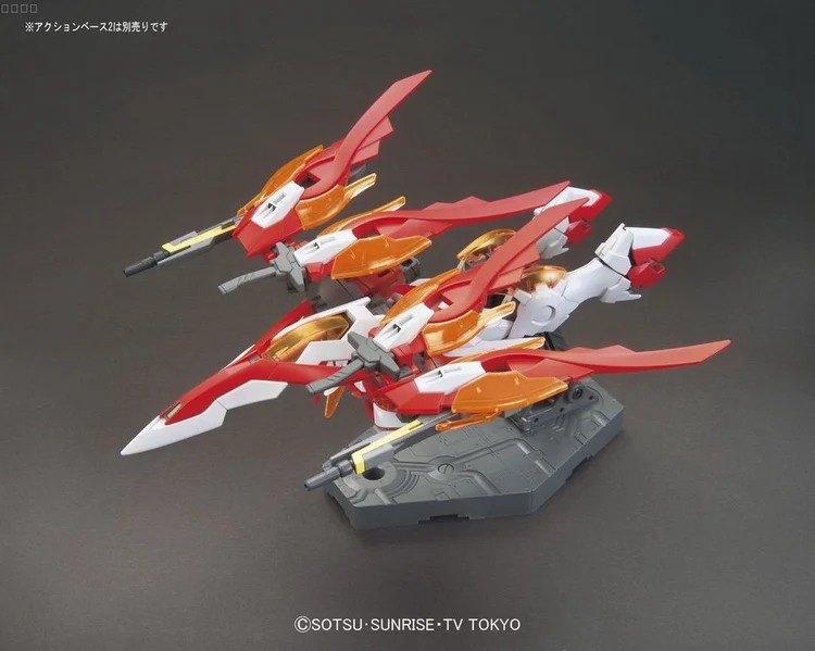 Игрушка конструктор Gundam Bandai HGBF 033 1/144 Wing gundam zero Honoo Gundam|Игровые фигурки и