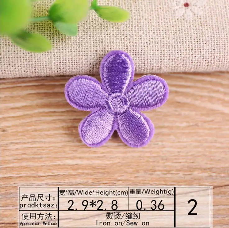 1 pcs Mini Flowers embroidered iron on Fashion patches clothing accessory bag hat shoe repair Appliques phone decor diy | Дом и сад