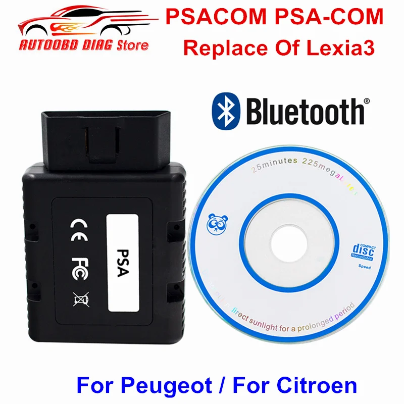Новейший PSACOM PSA-COM Bluetooth OBD2 Диагностический Инструмент PSA COM автомобильный код заменитель сканера Lexia-3 PP2000 Lexia3