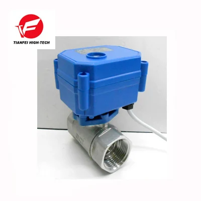 full bore CWX-15Q 1.5nm 3s SS304 BSP NPT female-female CR02 CR03 CR04 ADC9-24V DN8 DN15 electric motorized water valve | Обустройство