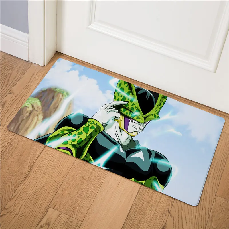 Мультяшный Аниме Супер Saiyan Коврик для входной двери ПВХ ковер для кухни нескользящий Коврик для пола смешной Коврик легко чистится ковер Коврик - Цвет: 3