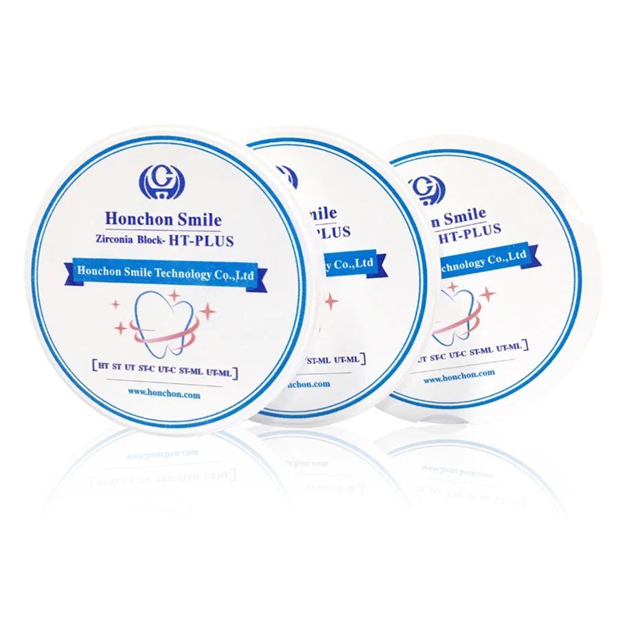 

1 Piece HT plus Disc Dental 98 Zirconia Blanks For Coping and Framework