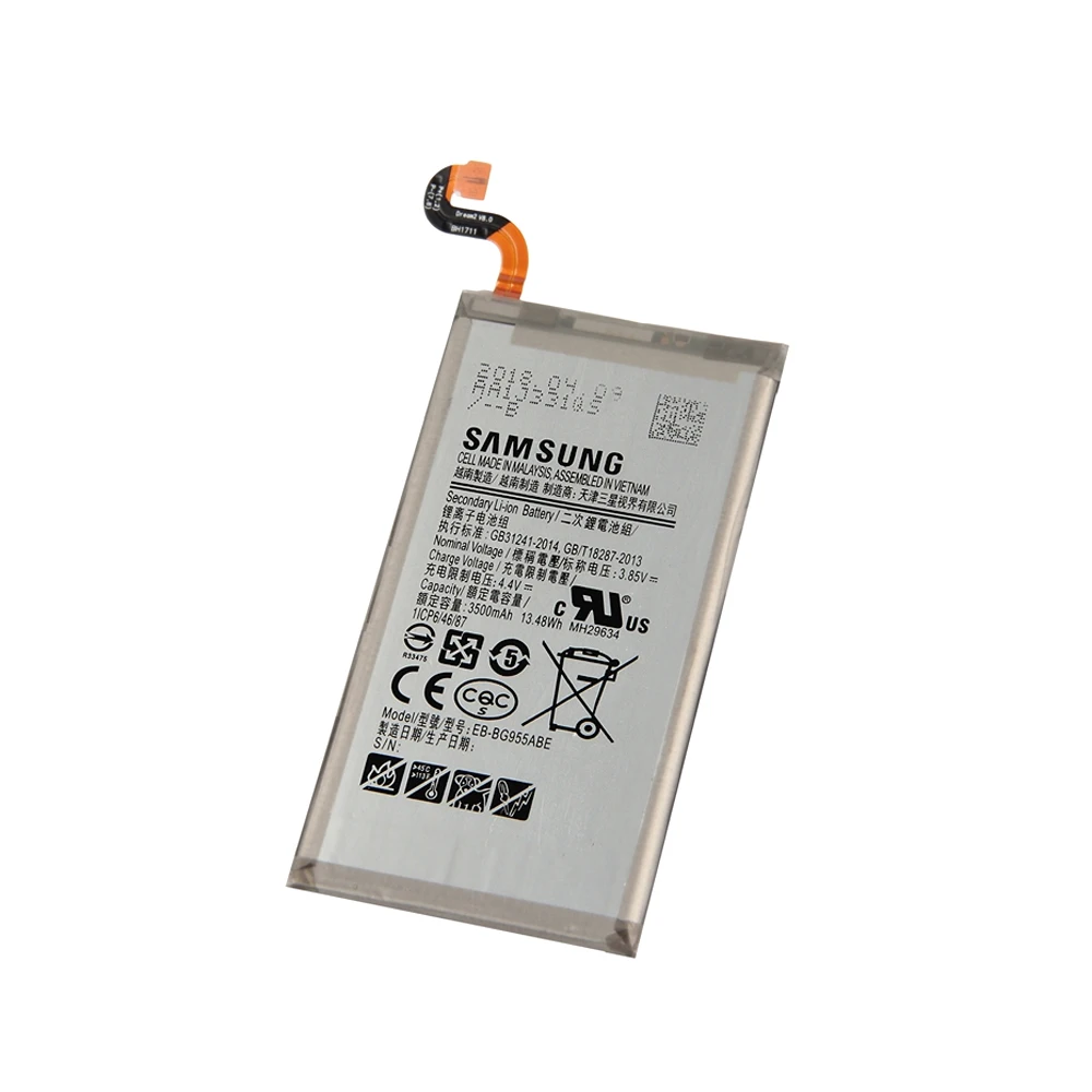 Оригинальная Аккумуляторная батарея для Samsung Galaxy S8 Plus + G9550 EB BG955ABA 3500 мАч akku набор