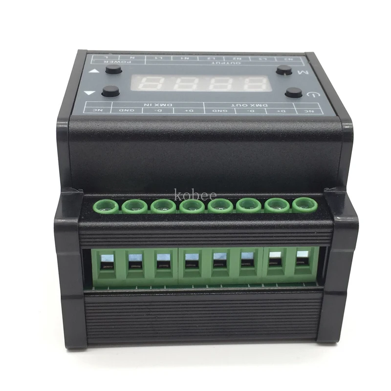 DMX302 led DMX triac регулятор яркости AC90V-240V выход 3 канала 1A/CH высоковольтный