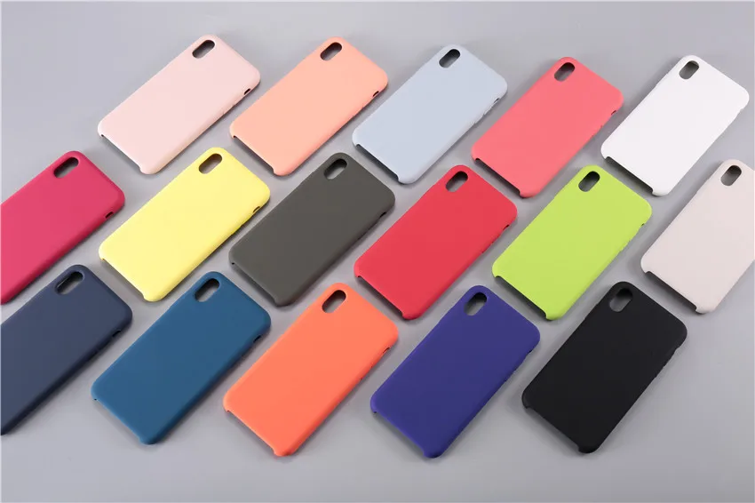 Мягкий резиновый силиконовый чехол для apple iphone xs max xr x 8 7 6 6s plus 5 5S se fundas официальная задняя крышка для телефона