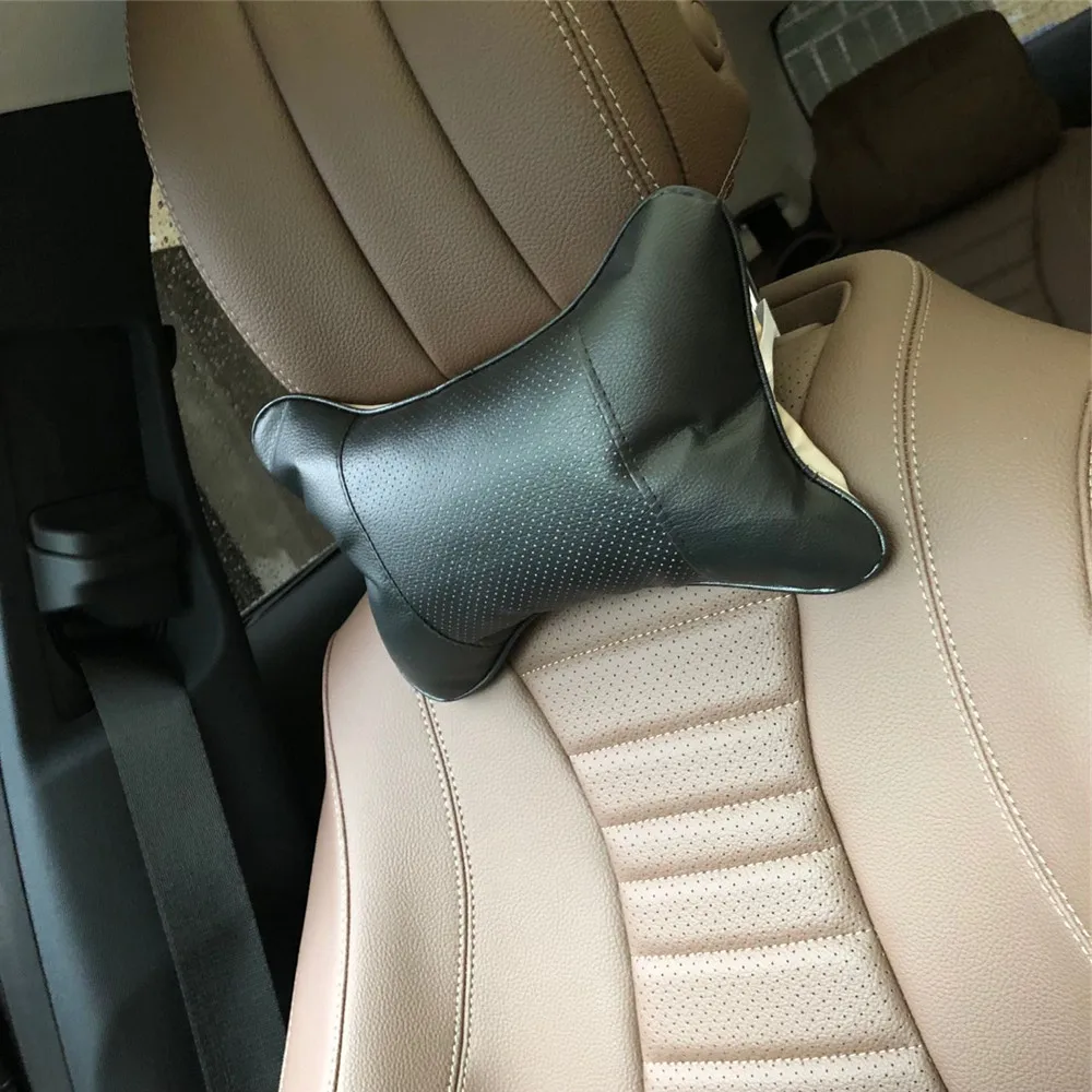 Автомобильная подушка для шеи перфорированный дизайн чехол Volvo все модели S60 S80 S40
