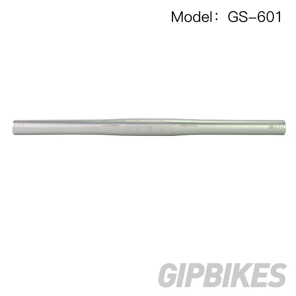 Silver GIPSY GS-601, новинка 103, руль для велосипеда, ALLOY-6061DB-T6, 9 цветов, г, детские велосипеды для детей, балансировочный велосипед - Цвет: Silver
