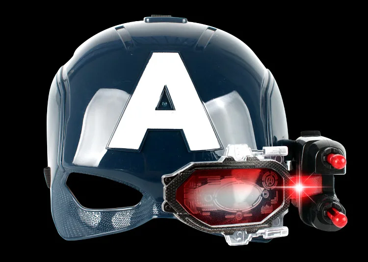 Marvel Avengers4 супергерой Капитан Америка аниме светящиеся маски светящийся меч перчатки Капитан Америка щит игрушки Светящиеся игрушечные лошадки