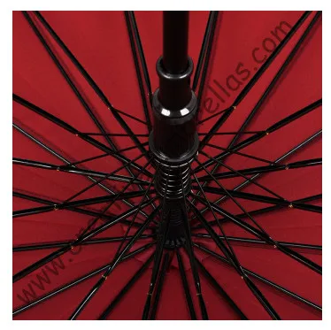 Мужские деловые прямые металлические зонты для гольфа черный вал и ребра