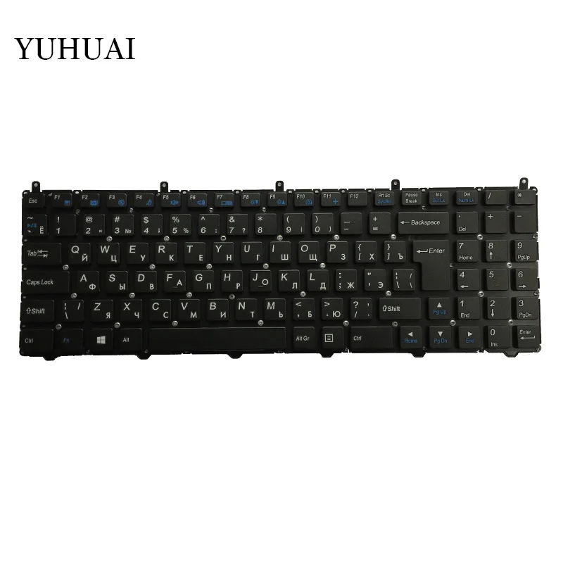 100% новая Русская клавиатура для HASEE DNS Clevo K610C K650D k590C K570N RU Клавиатура ноутбука |