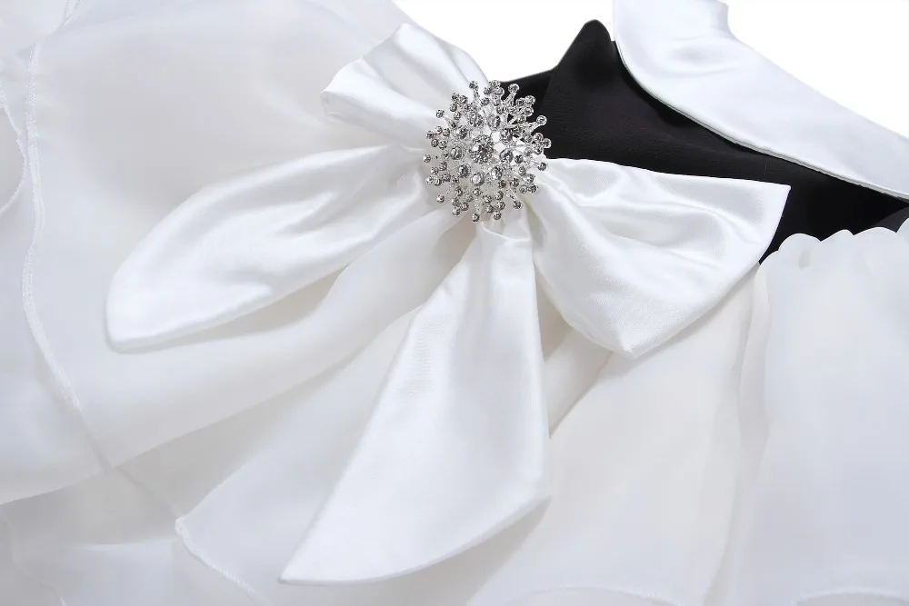 Layered Tulle Girl Summer Party Dress Pageant Gown Bow Princess Wedding Ball Kids First Communion Flower Dresses | Детская одежда и
