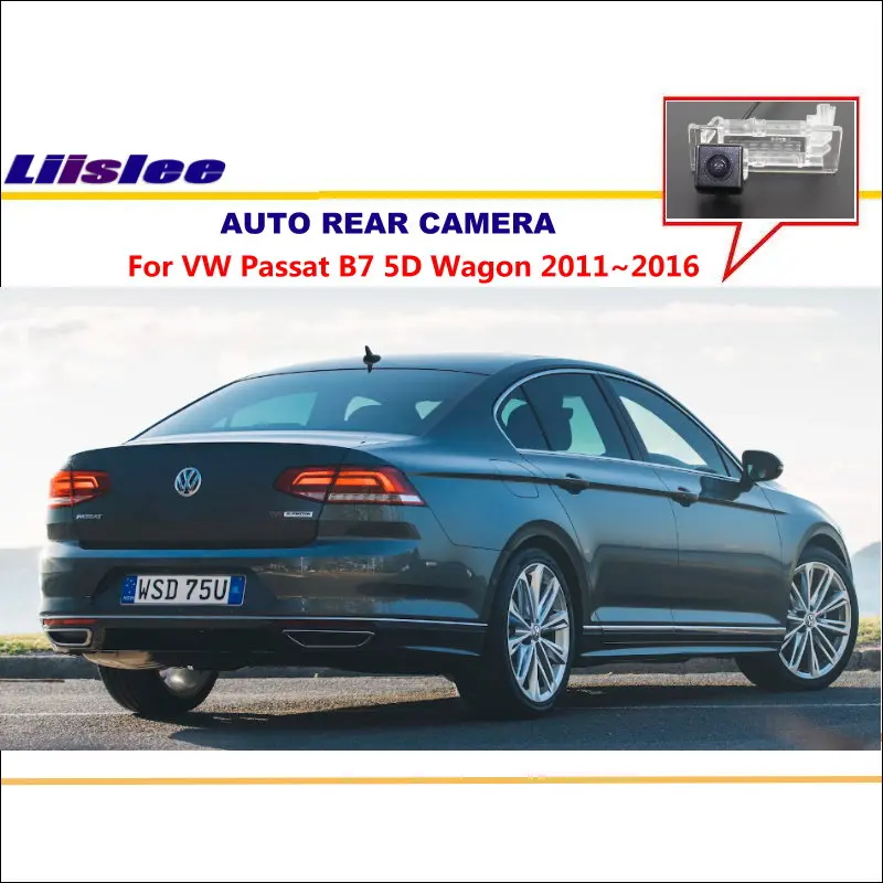 Камера заднего вида Liislee для Volkswagen VW Passat B7 5D Wagon 2011 ~ 2016 камера освещения номерного