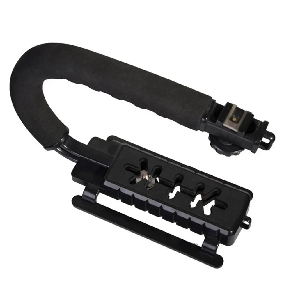 Black C / U Shape Bracket Holder Stabilizer Video Handheld Grip For DSLR Camera | Tools