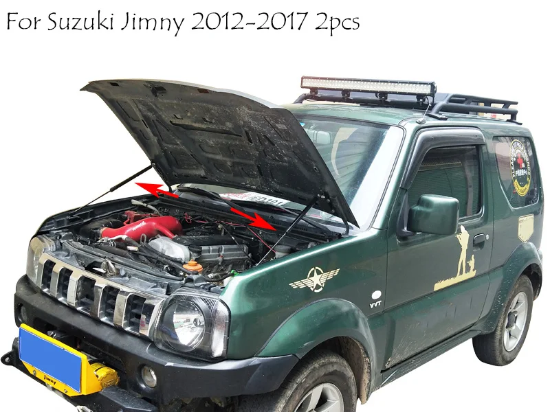 Для Suzuki Jimny 3th 2007- автомобильный Стайлинг ремонт капота газа шок подъем стойки
