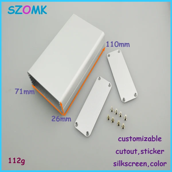 4 шт. экструзионный алюминиевый ящик для инструментов 26*71*110 мм 1.02*2 80*4 33 дюйма