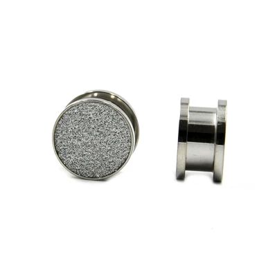 N Showlove-2PCS хирургическая сталь CZ драгоценный камень блеск ушные приборы супы растягивающие пробки туннель Эспандеры очаровательные пирсинг ювелирные изделия - Окраска металла: N