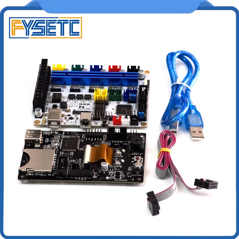 Плата управления F5 V1.1 на базе ATMEGA 2560 сменная база 1 4 и рампы 1.4 плата + ЖК-экран TFT32 3