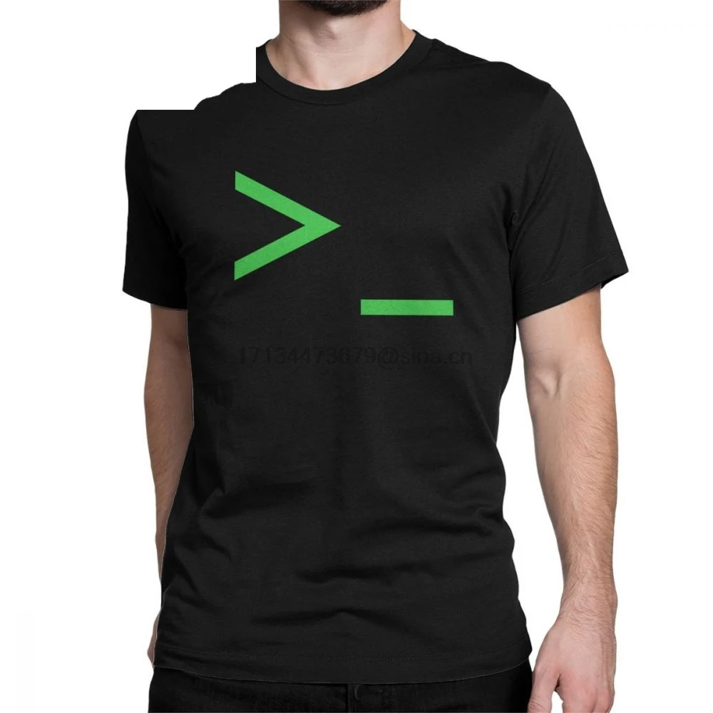 Командной строки для мужчин футболка Unix командной код программирования футболки