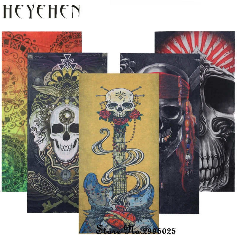 135 цветов Модный новый дизайн бандана шарф волшебный мотоцикл