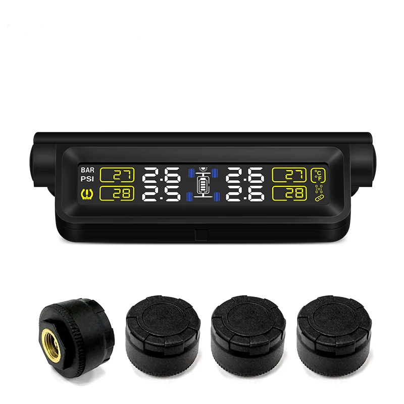 T680-TL умная Автомобильная TPMS система мониторинга давления в шинах Солнечная