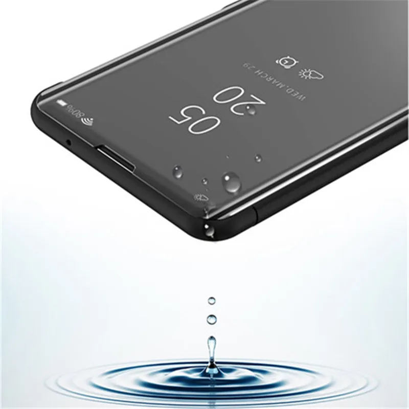 Ультратонкий чехол-книжка с зеркальным покрытием для LG V30 V40 V50 G8 |