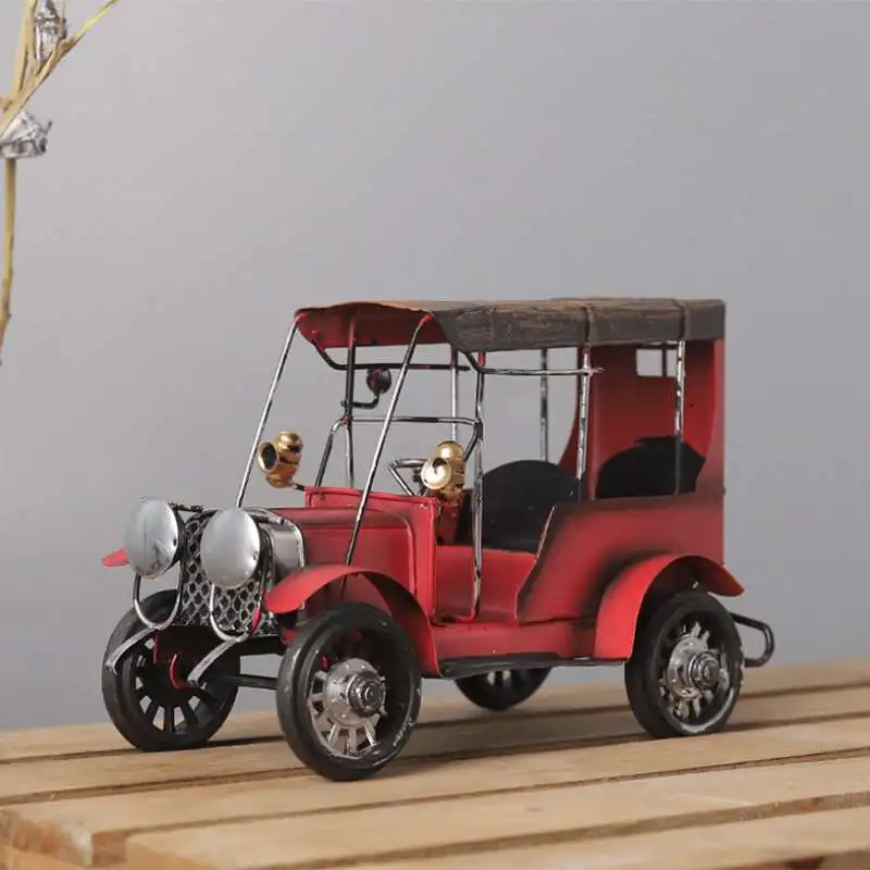 Винтажные металлические изделия для автомобиля Металлические Античные модели