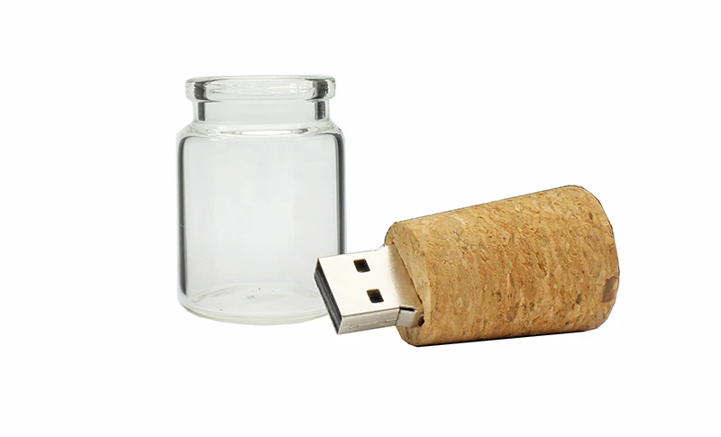 SHANDIAN USB 3,0 дрейфующий флакон usb с деревянной коробкой USB флеш-накопитель бутылка желаний пробковая Флешка 4 ГБ 16 ГБ 32 ГБ 64 г свадебный подарок