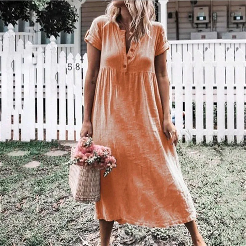 

Casual Pregnant Women Dress Summer Pullover Dresses Large Size 5XL Maternity Clothing Pregnancy Women Daily Wearing Vestido