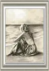 Вышивка, рукоделие, поделки 14CT Набор для вышивки крестиком без рисунка своими руками Искусство девушки задний морской пейзаж