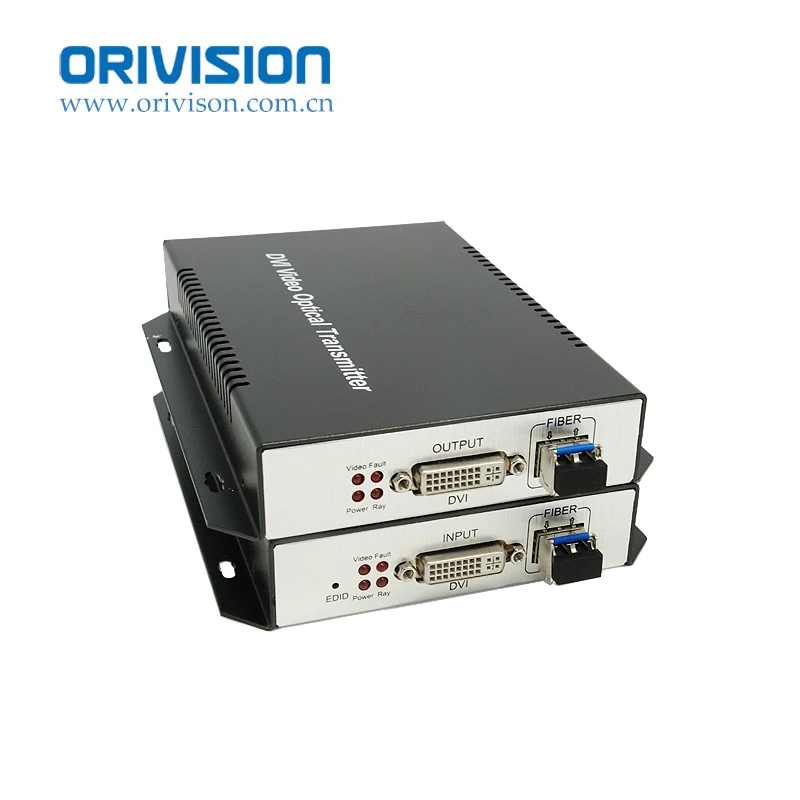 

High quality broadcast DVI fiber optic extender, support single and multimode, 4k support EDID