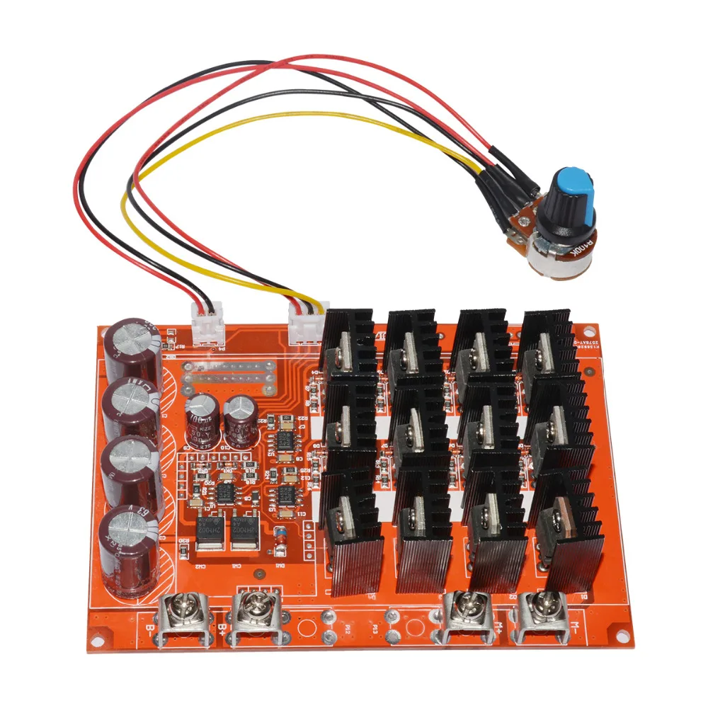 Мотор управления скоростью Макс DC 60A 10-50V ШИМ HHO RC ler 3000W 12V 24V 48V | Компьютеры и офис