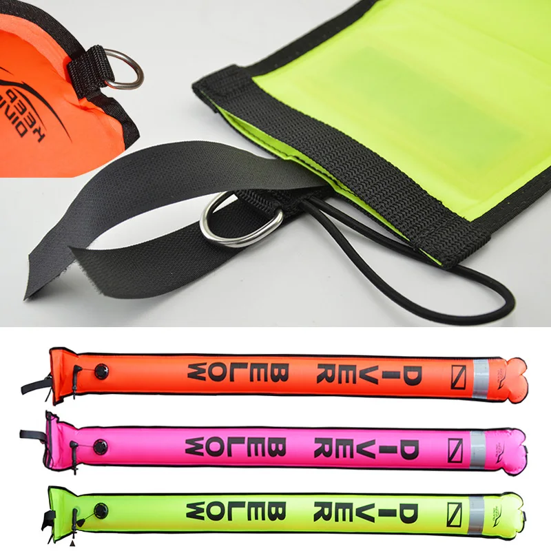 Diving SMB Colorful Visibility Safety Inflatable Scuba Surface Signal Marker C55K Sale | Спорт и развлечения
