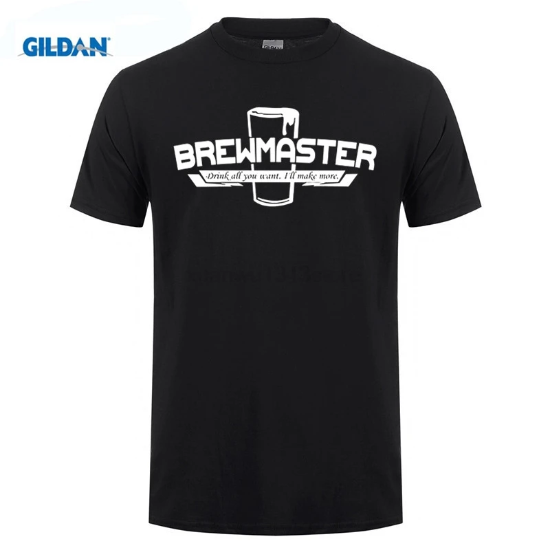 GILDAN Brewmaster Homebrew ремесло Пивные майки мужские с коротким рукавом пивоварня пивные