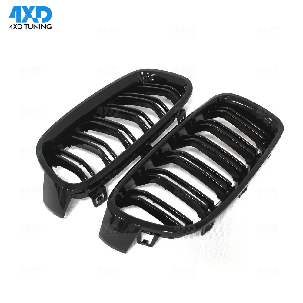 ABS пластик яркий черный 3 цвета Передняя ножная решетка Racing M LOOK для BMW F30 передний