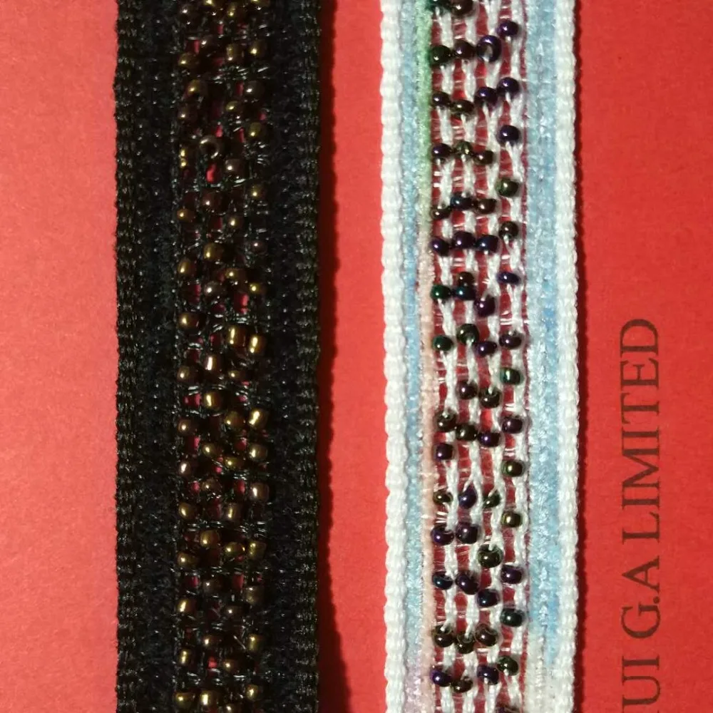 Плетеная лента из бисера Ширина 20 мм 1 ярд|binding ribbon|bias bindingwebbing 20mm |