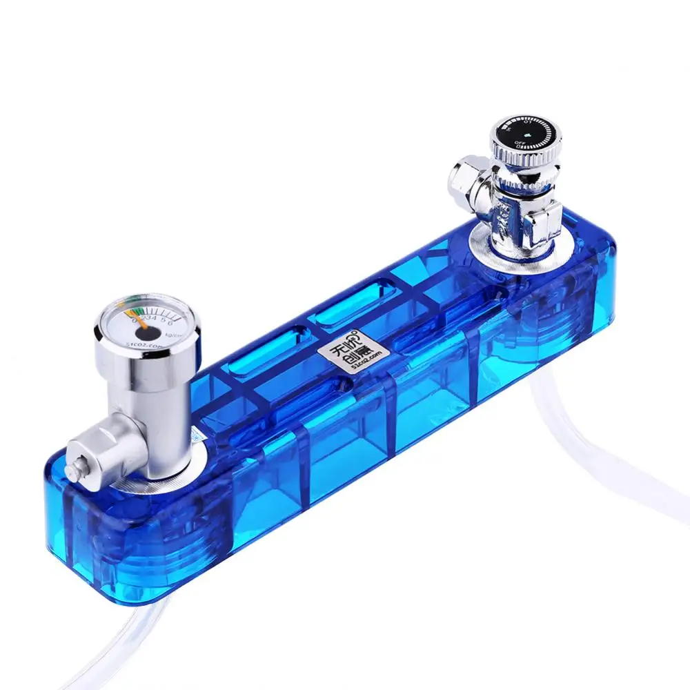 D501 DIY CO2 генератор безопасный обратный клапан манометр диффузор набор для посадки